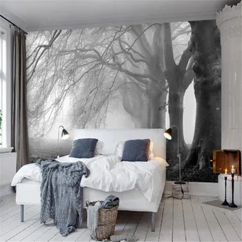 Milofi foto personalizat tapet 3D de imprimare minimalist modern nostalgic stil pastorală copac mare pădure murale de perete de fundal