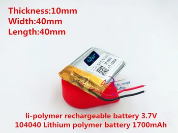 Li-po baterie brand 3.7 V,1700mAH[104040] PLIB;polimer litiu-ion / Li-ion baterie pentru tableta pc,power bank,mp4,cel
