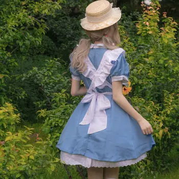 Fete Sweet Lolita Rochie XL Kawaii Haine Cospaly Maid Dress Japoneză Lolita Harujuku Rochie Curtea Fuste Costume Cosplay