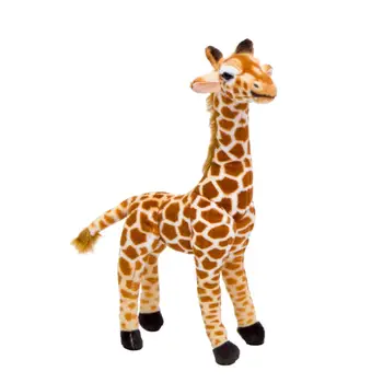 35-55cm Viața Reală de Plus Girafa Umplute Moale Realiste Aanimals Papusa Moale Copii Decor Acasă Cadou de Ziua de nastere pentru Copii
