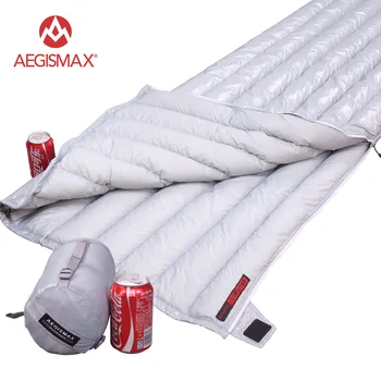 AEGISMAX E Ultralight 95% puf de Gâscă Plic Tip de Călătorie Sac de Dormit FP800 Portabil în aer liber Camping 43℉~52℉ Sac de Dormit