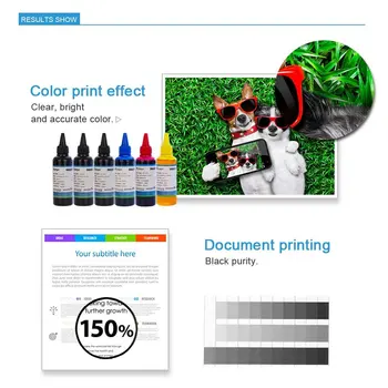 Aomya 4 Culoare Universal cerneală Refill kit pentru Epson HP, Canon, Brother Inkjet Printer Cartuș de Cerneală/Refillable Cartuș, CSI