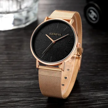 2020 doamnelor ceas de aur roz doamnelor ceas doamnelor centura de plasă ultra-subțire de moda relojes para mujer de lux ceasuri reloj mujer