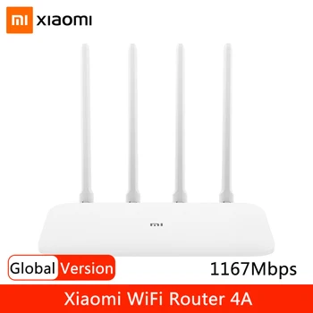 Versiune globală Xiaomi Router Wifi 4A Gigabit Ediție 1167Mbps 2.4 GHz, 5GHz Mi Router Wireless 128MB DDR3 4 Antene APLICAȚIE de Control