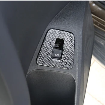 Portbagaj Comutator Autocolant pentru Volkswagen Tiguan Mk2 Fibra de Carbon 2016 2017 2018 2019 2020 Masina Decoratiuni Interioare Comutator de Autocolant