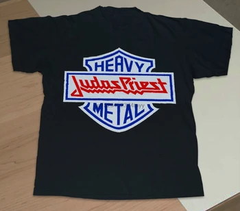 Street Wear Top Rare!! Vintage Judas Priest Bărbați T-shirt C Tee Tricou Retipărire