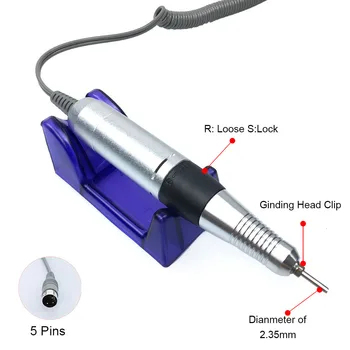 RainSolid 35000RPM de Unghii Electric Drill Mașină de Seturi de Aparate Pentru Manichiura Pedichiura kit pilă de Unghii Electric Cu Cutter Unghii Instrument