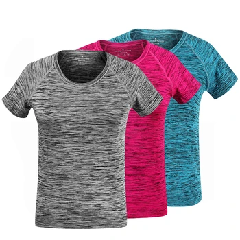 Iute Uscat T-Shirt Femei Sport în aer liber Respirabil cu Maneci Scurte T-shirt de Înaltă Calitate Femei Sală de Funcționare Tricou Femei Yoga Tricou