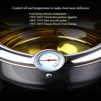 De înaltă Calitate de Control al Temperaturii Friteuza Mini Inox Frypot Plita cu Inducție Universal 20cm