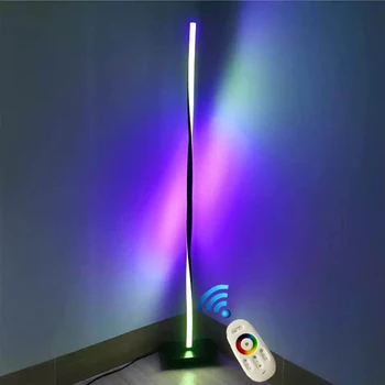 Modernă cu LED-uri RGB heliciform Podea de lumină pentru Camera de zi Dormitor Noptieră Decor Nordic Atmosfera lampa Iluminat Interior
