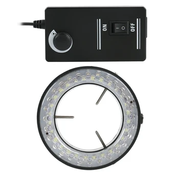 Reglabil 56 LED-uri de Lumină Inel de Iluminare Lampă Pentru Industria Stereo ZOOM Video USB HDMI Microscop, Lupa