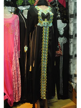 TRANSPORT GRATUIT Dubai Abaya Orientul Mijlociu Halat de Ramadan haine diamant Broderie Caftan Jibab Islamice Musulmane Rochie pentru femei