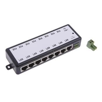 8-Port POE Injector Pentru Supraveghere CCTV Camere IP Power Over Ethernet Adapter Noi