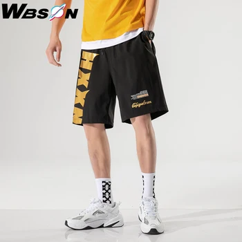 Wbson 2020 Vara Casual Bărbați de pantaloni Scurți Talie Elastic Respirabil Moda pantaloni Scurți Pentru bărbați Plaja Scurt Barbati QuickDrying Pantaloni HXXN-9081
