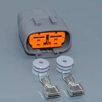 Shhworldsea 2 Pin/Mod de 6.3 mm de sex Feminin de Automobile Conector Mufă Soclu Cu Terminale Și Sigilii DL Seria 6195-0060