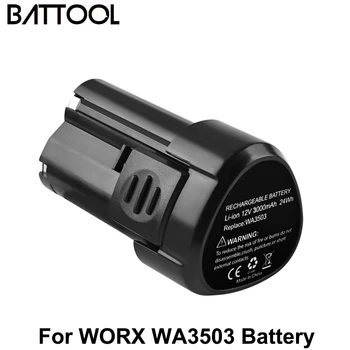 Battool 12V Înlocuiți Bateria Li-ion De Rockwell Pentru Worx WA3503 WU151 WU127 WU128 WU280 WX521 WU679 WX6777 WX3827 Instrumente Baterie