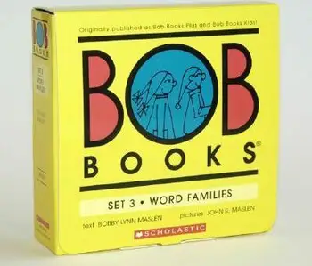 Bob Cărți Set 3: Familii de Cuvinte, Copilărie cadou, Copii, Carte de Citire, carte de activitate