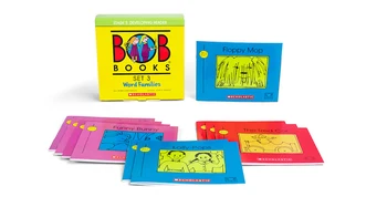 Bob Cărți Set 3: Familii de Cuvinte, Copilărie cadou, Copii, Carte de Citire, carte de activitate