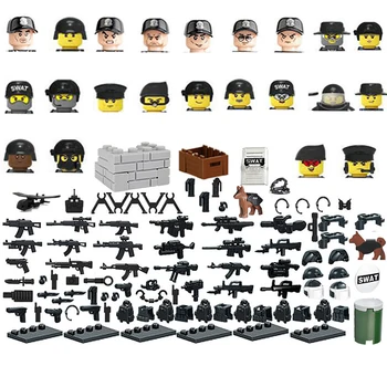 Armat Blocuri Militare, Soldați Din Forțele Speciale Cărămizi Cifre Arme Arme Compatibile Jucarii Copii