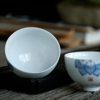 ȘORȚULEȚ 55ML Handpainted Porțelan Cești de ceai Kung Fu Ceașcă de Ceai Handmade Ceremonia Ceaiului Accesorii Tradițională Chineză Drinkware