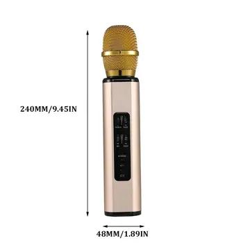 Telefon mobil microfon wireless Bluetooth microfon vine cu difuzor integrat KTV copii de grâu familia karaoke K6