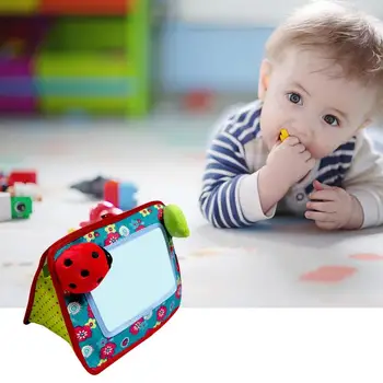 Copil Copil Copil Cărucior Jucărie Pandantiv Pat De Copil Agățat De Ornament Cognitive Siguranță Jucărie Oglindă Magică