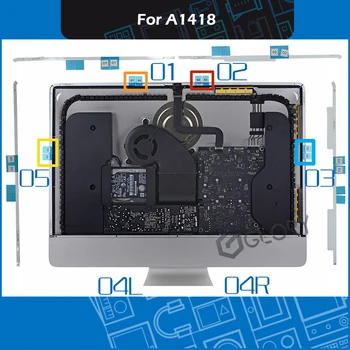 10set/Lot Nou Original Ecran LCD Autocolante Adezive Banda de Hârtie pentru iMac 21.5