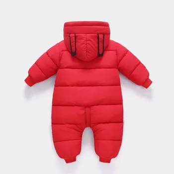 2020 Copilul Nou-născut Purta Salopeta de Iarna Snowsuit Băiat de Cald, Plus catifea Romper Jos Bumbac Fete haine pentru sugari palton haine