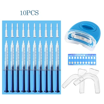 Albirea dintilor Kit-ul cu led-uri de lumină 44% Peroxid de Albire Dentara Sistemul Gel Oral Kit Înălbitor Dinte Echipamente Stomatologice