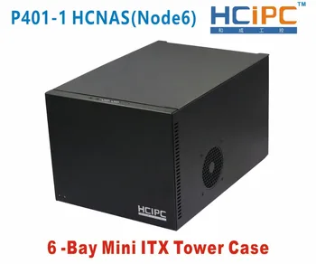 HCiPC 6Bay Mini ITX Tower Caz,6Bay NAD HDD Enclosure,6bay Server NAS,NAS CAZ