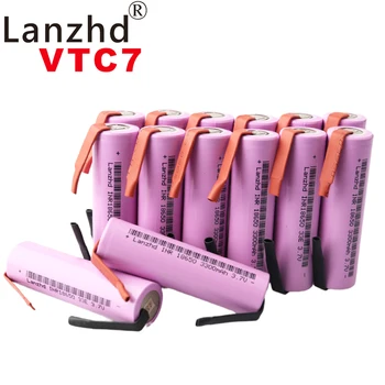 Original baterie 18650 3.7 v acumulator Pentru Samsung 18650 35E litiu Li-ion 3300mAh VTC7 +DIY Nichel (8-40 buc)