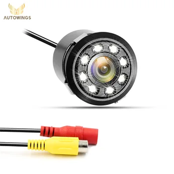 18.5 mm Gaură Parcare Backup Reverse Camera retrovizoare 8 LED-uri de Noapte Viziune de 170 Grade Mini rezistent la apa Culoare Imagine CCD