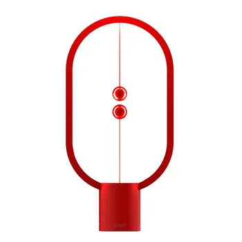 Fierbinte Dropship USB Reîncărcabilă Hengpro Echilibru LED Masă Lampă Elipsă Magnetic Mijlocul-aer Întrerupător de Îngrijire a Ochilor Lumina de Noapte Touch Control