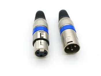 20 Set 3 pin XLR Audio Conector de Cablu MICROFON Plug de sex Masculin + Feminin Jack