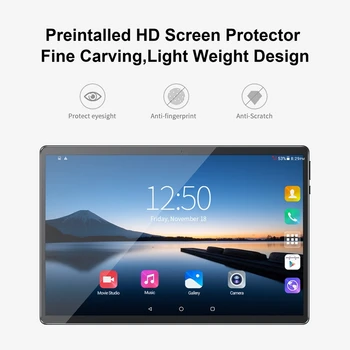 10-Inch Smart Tablet PC Quad-Core, WiFi, Bluetooth Tablet PC 1+8.0 16GB Android Dual SIM 4G 3500Mah(UE Plug)