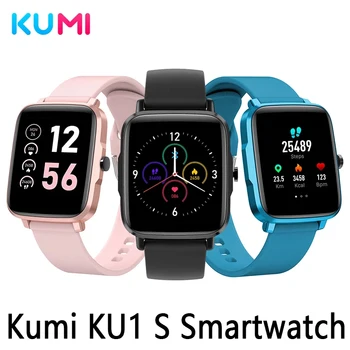 KUMI constructivă ku1 S SmartWatch IP68 rezistent la apa Bratara Inteligent cu Bluetooth 5.0 Monitor Somn 11 Modul Sport iOS Android Versiunea Globală
