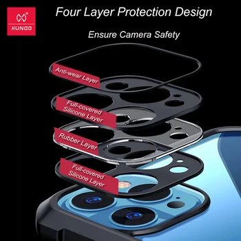 Capacul din spate Pentru iPhone 11 12 Pro Max Cazul Xundd Accesorii Pentru Telefon Mobil Airbag Înveliș rezistent la Șocuri Montate Caz Pentru iPhone 11 12