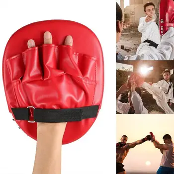 Roșu negru Mănuși de Box /Mănuși de Tampoane pentru Muay Thai Kick Boxer MMA de Formare de spuma PU de Karate boxer țintă Pad