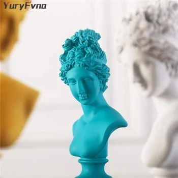 YuryFvna Roman Mitul Zeiței Venus, Cap, Bust Portrete Statuie Rășină Meșteșugul Continental Decor Acasă