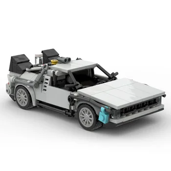 Buildmoc Technic Masina DeLorean Înapoi în Viitor Mașină a Timpului Film Supercar Viteza Campionilor Blocuri de Constructii Pentru Copii