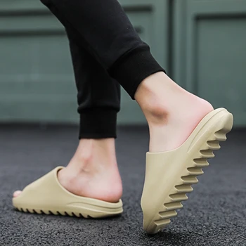 Bărbați Sandale Usoare Rece Papuci de Plaja Slide Os de Pește Gura Flip Flops pentru Femei Sandale Moale EVA Adidași Pereche de Pantofi