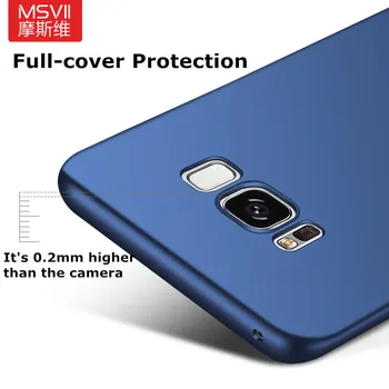Pentru Samsung Galaxy S10 S9 S8 E plus caz S6 S7 edge plus caz MSVII de lux PC Protection coque Acoperire Pentru Samsung nota 9 8 5 caz