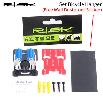 Riscul Nu Stantare Mini-Parcare pentru Biciclete Rack MTB Biciclete Rutier Anti-Alunecare de Perete, Rafturi de Parcare Portabil Reglabil Parcare pentru Biciclete Sta