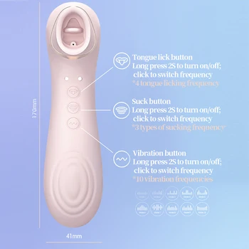 OMYSKY Oral Masaj Biberon Fraier Vibratoare Stimulator Clitoridian Pasarica Pompa Vagin Vibrator de Jucarii Sexuale pentru Femeile de sex Feminin