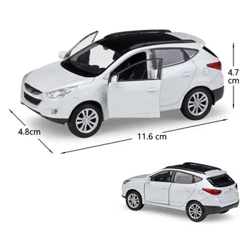 WELLY 1:36 Trage Înapoi Hyundai IX35 Clasic Model de Simulare Mașină de turnat sub presiune Vehicul Aliaj Masina de Metal Mașină de Jucărie Pentru Copil Cadou de Colectie