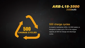 2016 Fenix Noi ARB-L18-3500 3500mAh baterie reîncărcabilă Li-ion cu PCB