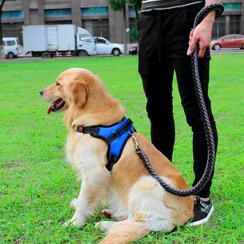 Reglabil Pet Puppy Large Dog Harness pentru Mici, Mijlocii și Mari Câini Animale de Companie de Mers pe jos Curea de Mână Câine Consumabile Dropshipping