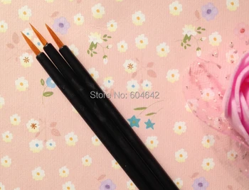 1000pcs/lot de Înaltă calitate dermatograf eyeliner brush de unică folosință dermatograf pensula profesionala make-up cărbune negru