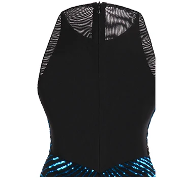 Angel-moda pentru Femei Rochie de Seara Lungi Rochie Formale Vedea Prin Art Deco Sequin Petrecere Elegantă Rochie Nouă 402