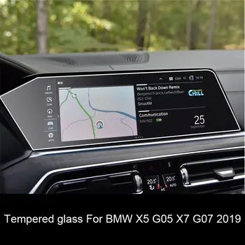 9H temperat pahar ecran protector pentru BMW X5 G05 12.3 inch stânga de navigare auto center ecran tactil 2019 2020
